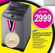 Samsung Metallic Silver Top Load Washing Machine-13kg(WA13V9LIP)