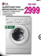 LG White Direct Drive Washing Machine-7kg(F10ASQDP)