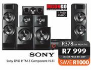 Sony DVD HTM 5 Component Hi-Fi