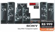 Sony HTM 7 Component System