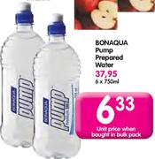 Bonaqua Pump Prepared Water-6*750ml