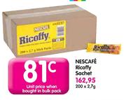 Nescafe Ricoffy Sachets-200*2,7g