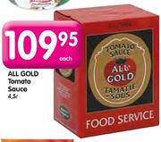 All Gold Tomato Sauce-4.5L