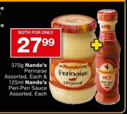 Nando's Perinaise-370g & Nando's Peri-Peri Sauce-125ml