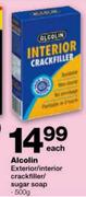 Alcolin Exterior/Interior Crackfiller/Sugar Soap-500gm Each