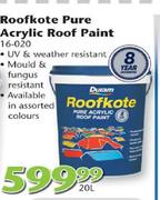 Roofkote Pure Acrylic Roof Paint-20L