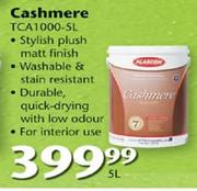 Plascon Cashmere TCA1000-5Ltr