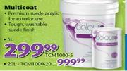 Multicoat Premium Suede Acrylic TCM1000-20Ltr