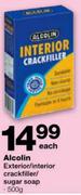 Alcolin Exterior/Interior Crackfiller/Sugar Soap-500gm Each