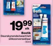 Bostik Deurskynende/Swart/Wit/Silikoonverseelaar-90ml Elk