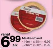 Maaskeerband-19mm x 50m Elk