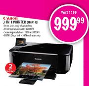 Canon 3 In 1 Printer (MG4140)