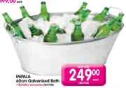 Impala Galvanised Bath-60cm Each