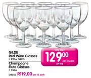 Gilde 150ml Champagne Flute Glasses-Per 12 Pack