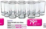 190ml Hiball Juice Glass-Per 12 Pack