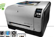 HP Colour Laserjet CP1525NW Wireless Printer