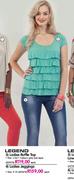 Legend Ladies Ruffle Top