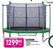 Bounce 8 Foot Trampoline Combo