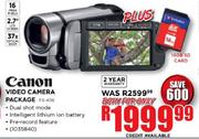 Canon Video Camera Package-FS-406