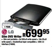 LG Slim DVD Writer