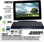 Asus TF300G Blue Tablet+ Keyboard Dock