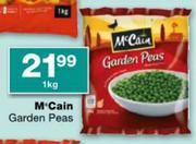 Mccain Garden Peas-1kg