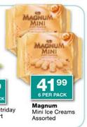 Magnum Mini Ice Creams Assorted-6 Per Pack