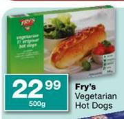 Fry's Vegetarian Hot Dogs-500g