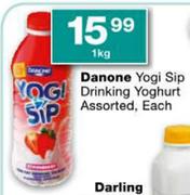 Danone Yogi Sip Drinking Yoghurt Assorted-1kg Each
