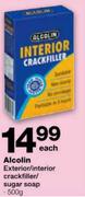 Alcolin Exterior/Interior Crackfiller/Sugar Soap-500g Each