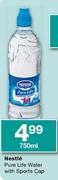 Nestle Pure Life Water With Sports Cap-750ml