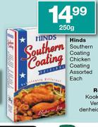 Hinds Southern Coating Chicken Coating Assorted-250g Each