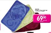 Waltex Vivaldi 3 Piece Bath Set