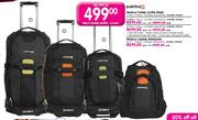 Paklite Mobius Trolley Duffle Black-50cm