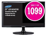 Samsung 20" LED Monitor
