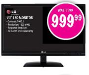 LG 20" LED Monitor