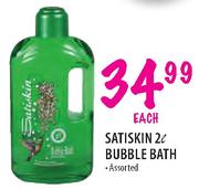 Satiskin Bubble Bath-2Ltr
