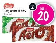 Nestle Aero Slabs-2 x 100gm