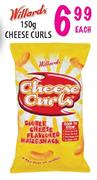 Willards Cheese Curls-150gm