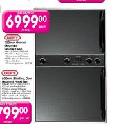 Defy Gemini Gourmet Double Oven-700mm Each