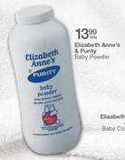 Elizabeth Anne's & Purity Baby Powder-200Gm