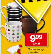 Coffee Mugs Assorted-Each