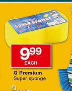 Q Premium Super Sponge-Each