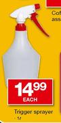 Trigger Sprayer - 1 Ltr Each