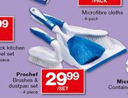 Prochef Brushes & Dustpan Set-4 Piece Per Set
