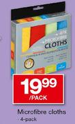 Microfibre Cloths - Per Pack