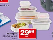 Micropro Container Set - 5-in-1 Per Set