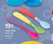 Jolly Tots Flexi-Tip Spoons-3 Pack