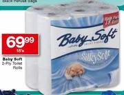 Baby-Soft 2-Ply Toilet Rolls-18's