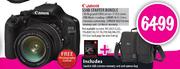 Canon 550D Starter Bundle + Sandisk 8GB Extreme Memory Card + Camera Bag